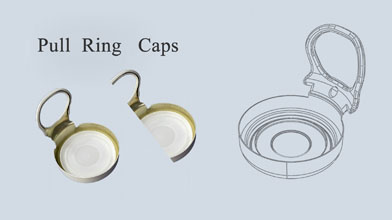 Aluminum Ring Pull Caps